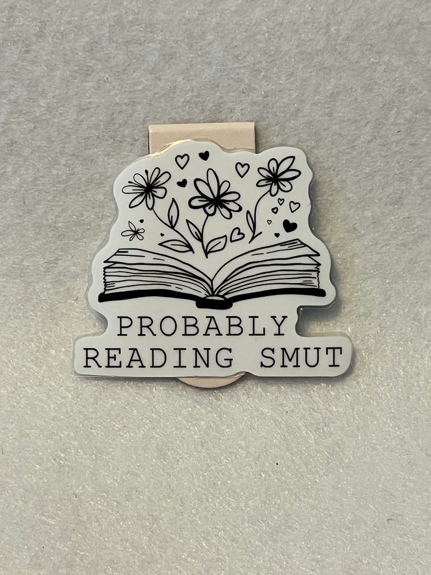 Probably reading smut