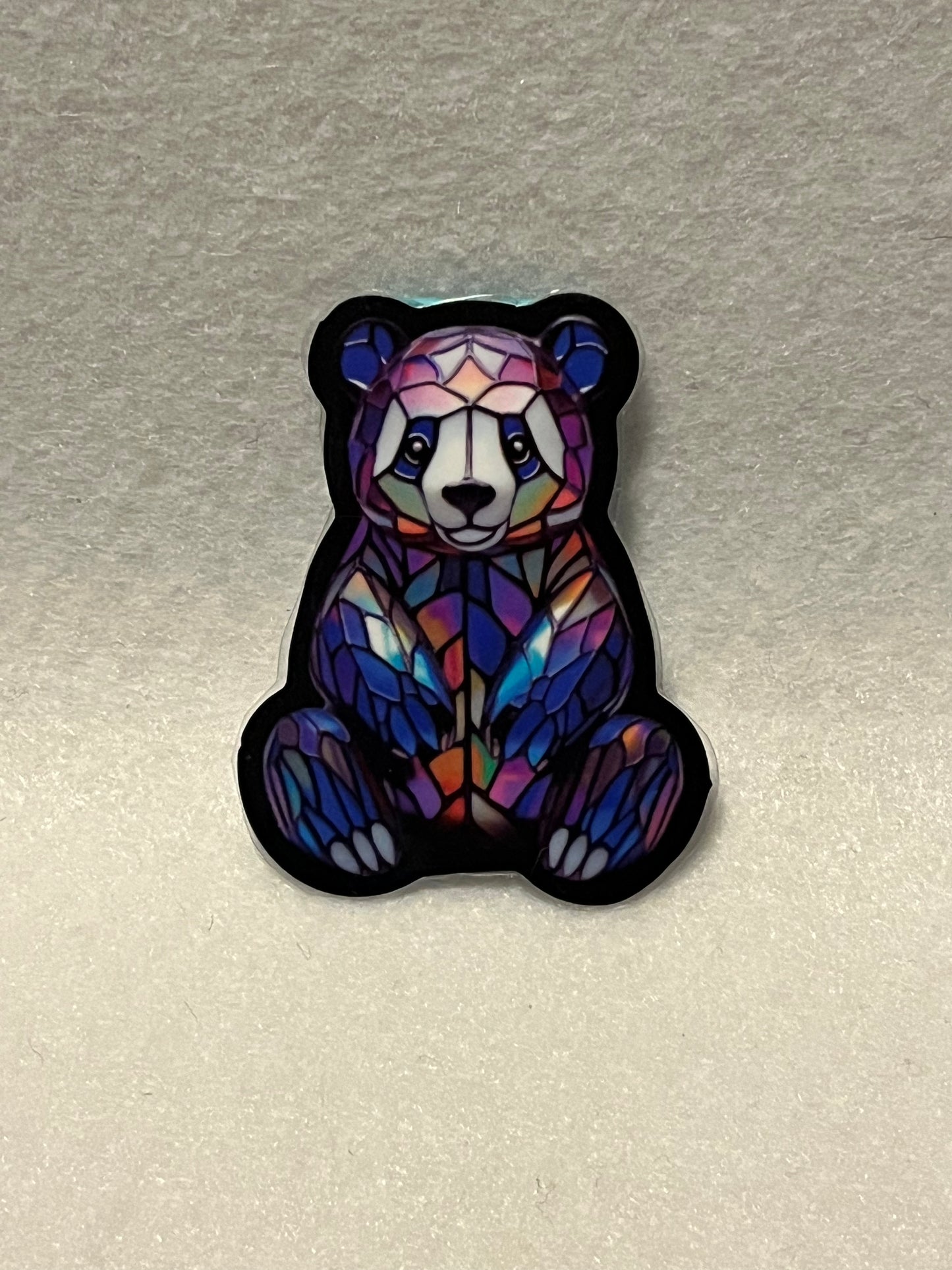 Stained glass panda