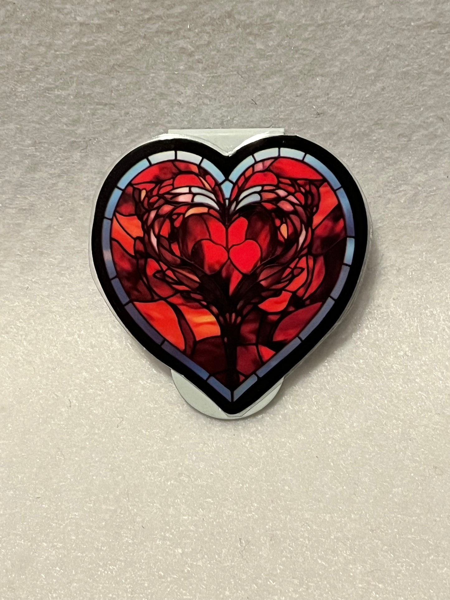 Stained glass heart