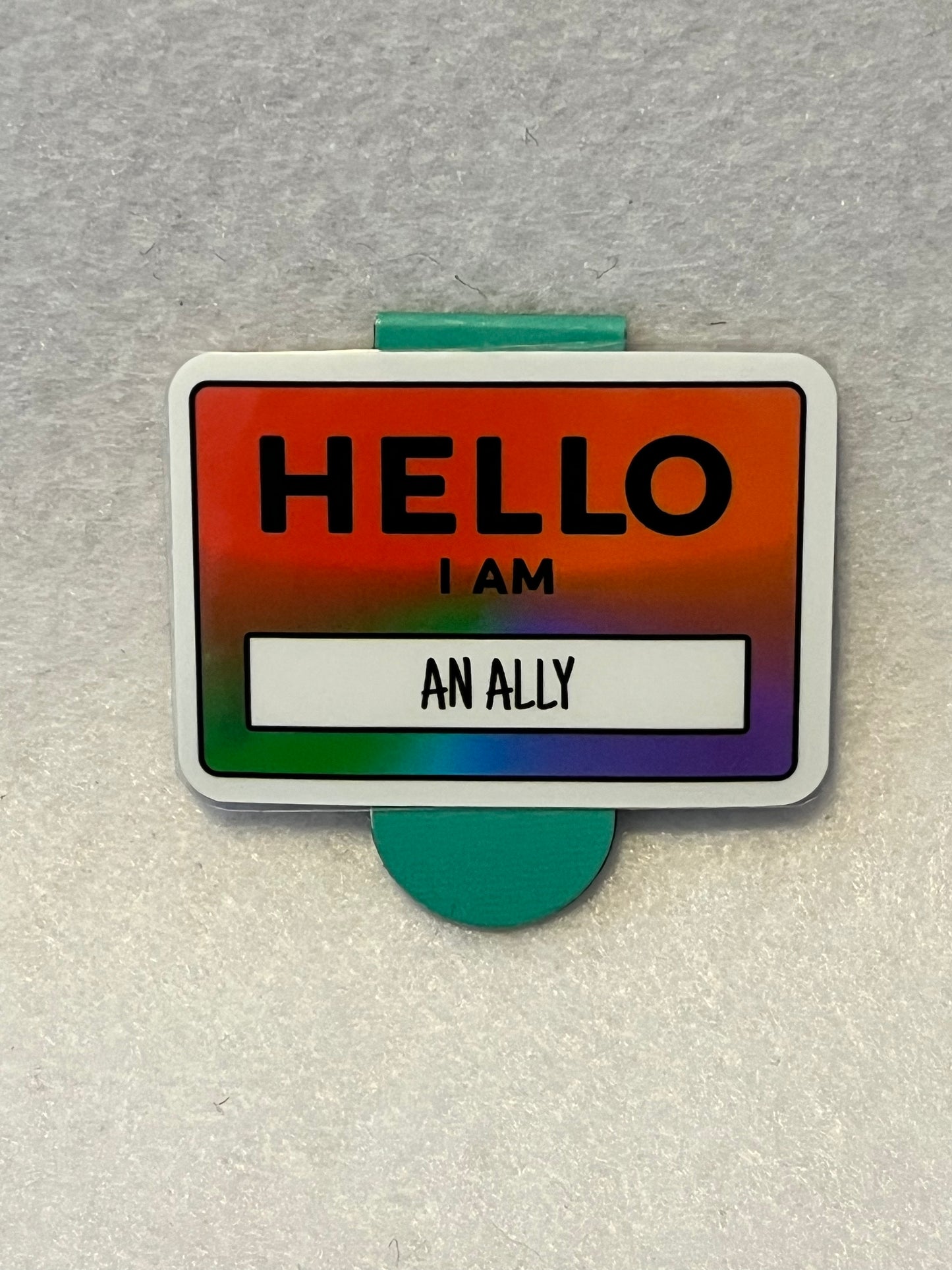 Hello, I am an ally