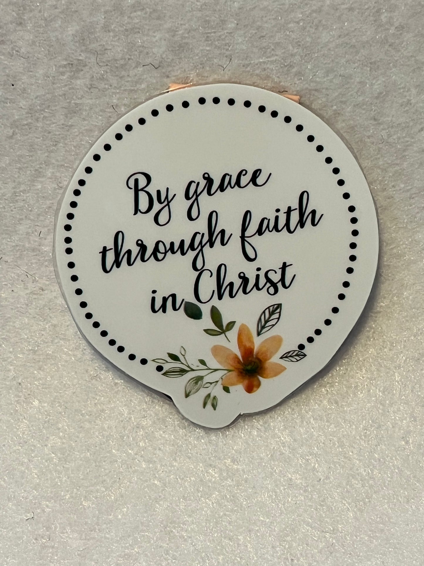 By Grace through faith in Christ