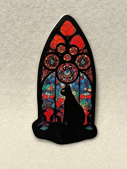 Stained glass Cat