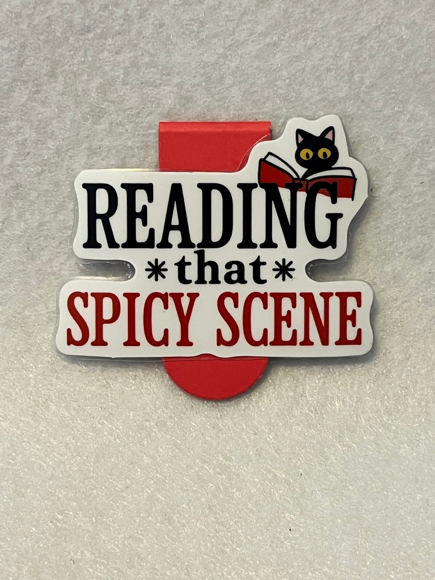 Reading that spicy scene