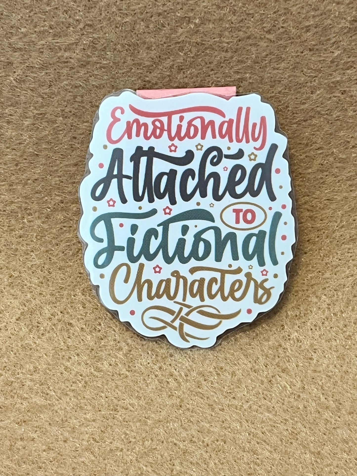 Emotionally attached to fictional characters