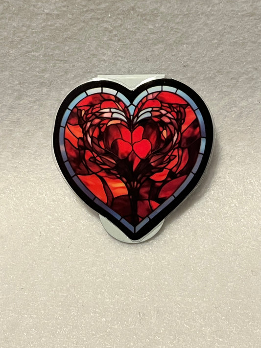 Stained glass heart